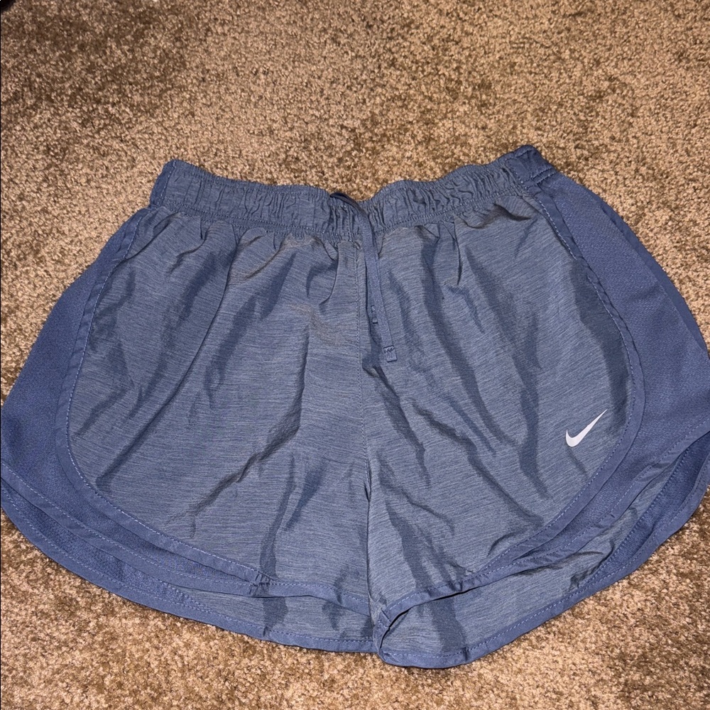 Nike Women's Navy Heather Athletic Running Shorts